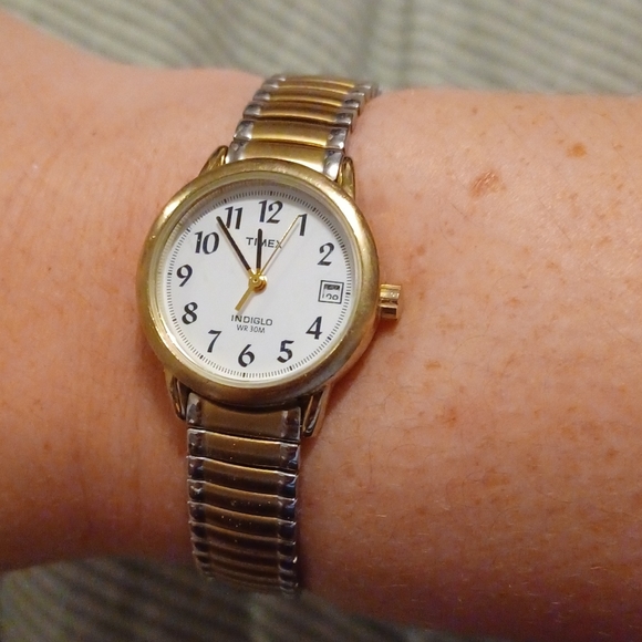 Bargain Luxury Twotone Stainless Steel 18 mm Wristwatch Band 604760_K0025393 main image 1